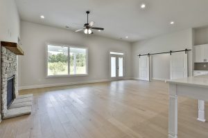 Living Area in our Harris floor plan.